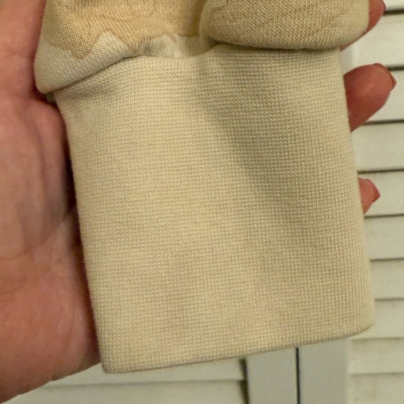 Nike Vintage Men’s Sz S Floral zipper Fanny Pack Beige Cream Sweatshirt Hoodie - Picture 5 of 16